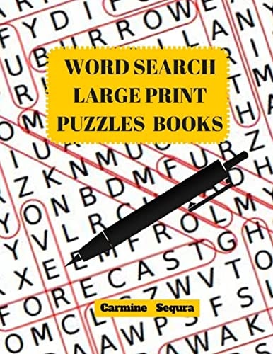 Word Search Large Print Puzzles Books Word Search 50 Puzzles Large Print