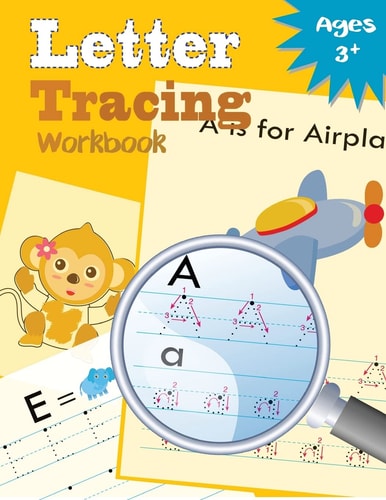 Letter Tracing Workbook Kindergarten Tracing Workbook