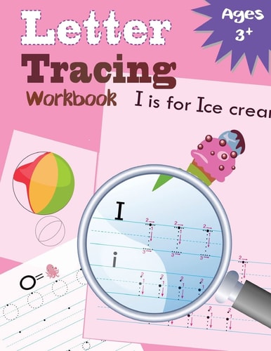 Letter Tracing Workbook Kindergarten Tracing Workbook