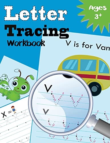 Letter Tracing Workbook Kindergarten Tracing Workbook