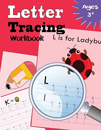 Letter Tracing Workbook Kindergarten Tracing Workbook