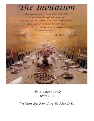 The Masters Table