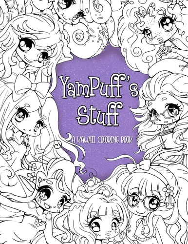 YamPuff's Stuff A Kawaii Coloring Book of Chibis and Cute Girls