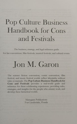 Pop Culture Business Handbook for Cons and Festivals