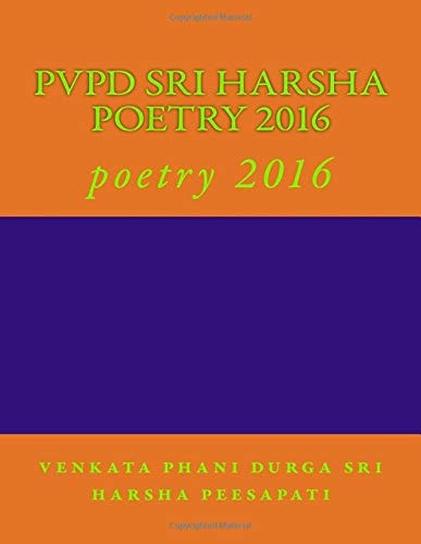 Pvpd Sri Harsha Poetry 2016