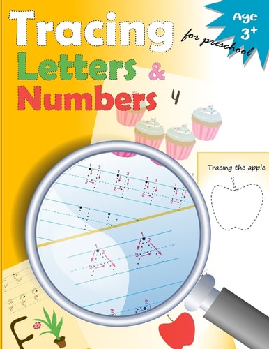 Tracing Letters and Numbers for Preschool Kindergarten Tracing, Workbook, Trace Letters Workbook, Letter Tracing Workbook, and Numbers for Preschool