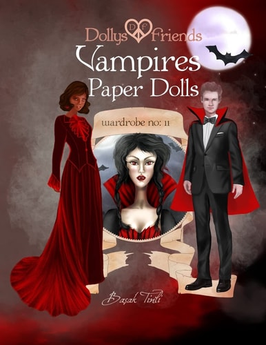Dollys and Friends, Vampires Paper Dolls Wardrobe No: 11