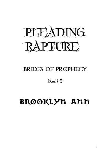 Pleading Rapture an interracial vampire romance