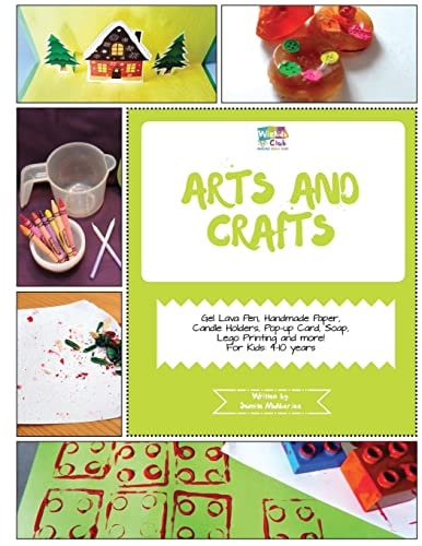 Arts and Crafts Activity Pack with Arts and Craft Projects: 4-10 Year Old Kids!