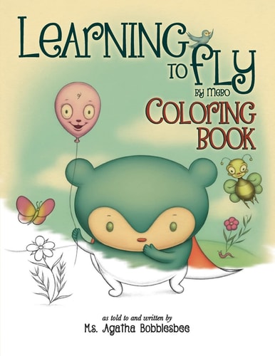 Learning to Fly by Mebo Coloring Book