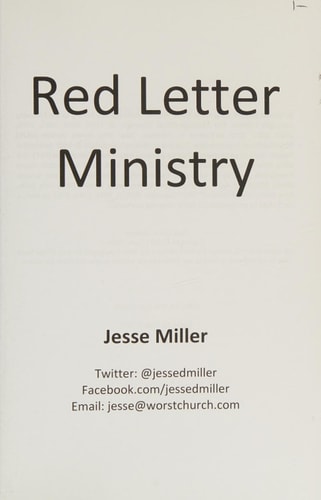 Red Letter Ministry