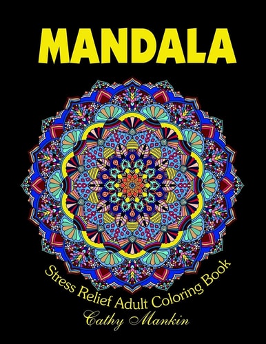 Mandalas Stress Relief Adult Coloring Book