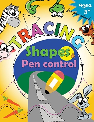 Tracing Shapes and Pen Control for Preschool Kindergarten Tracing Workbook