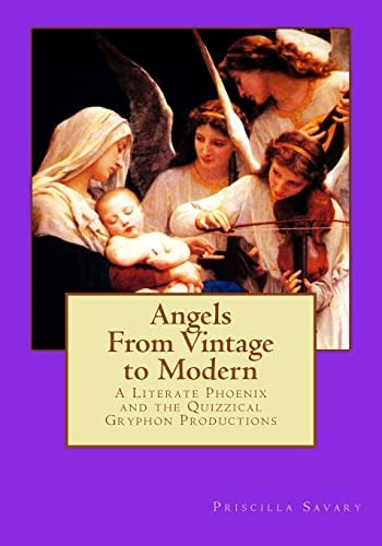 Angels - Vintage to Modern - Adult Coloring Book By a Literate Phoenix and the Stoned Hamster