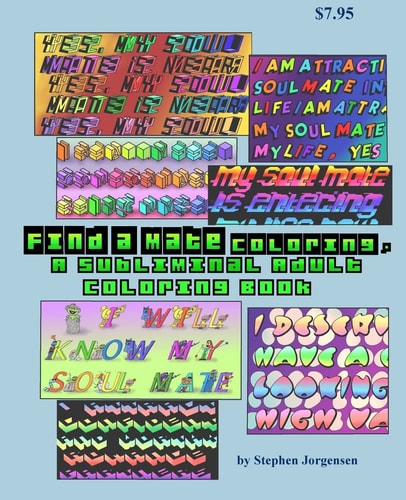 Find a Mate Coloring, a Subliminal Adult Coloring Book