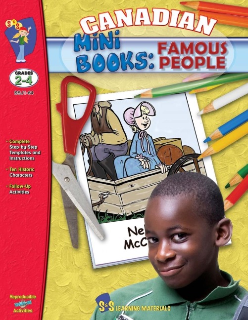 Canadian Mini-Books: Famous People: Famous People Grades 2-4