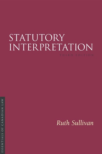 Statutory Interpretation 3/e