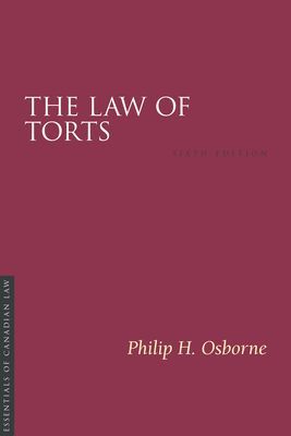 The Law of Torts, 6/E