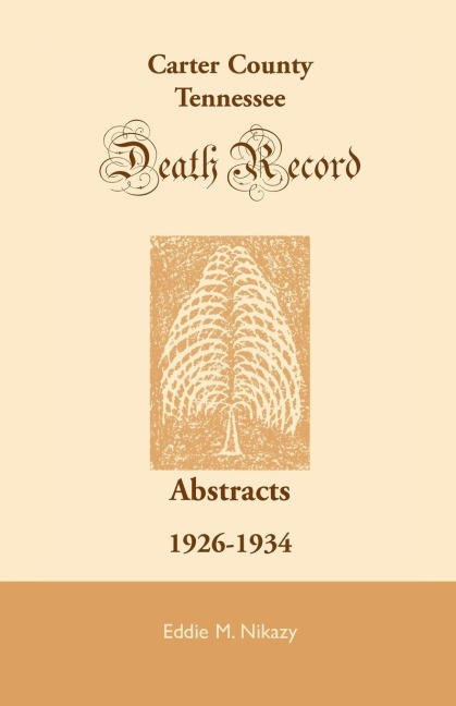 Carter County, Tennessee, Deaths: 1926-1934
