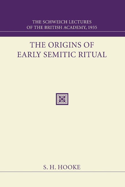 The Origins of Early Semitic Ritual