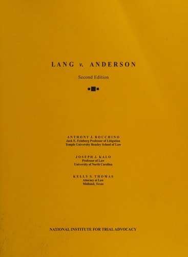 Lang v. Anderson Case File