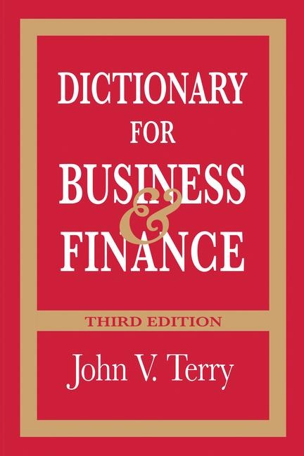 Dictionary for Business & Finance