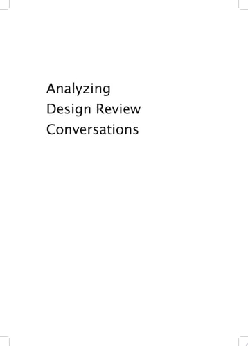 Analyzing Design Review Conversations