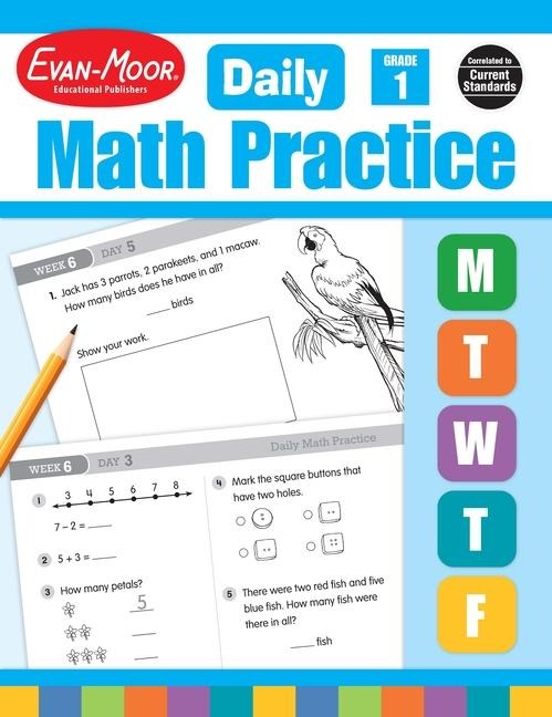 Daily Math Practice, Grade 1 Te