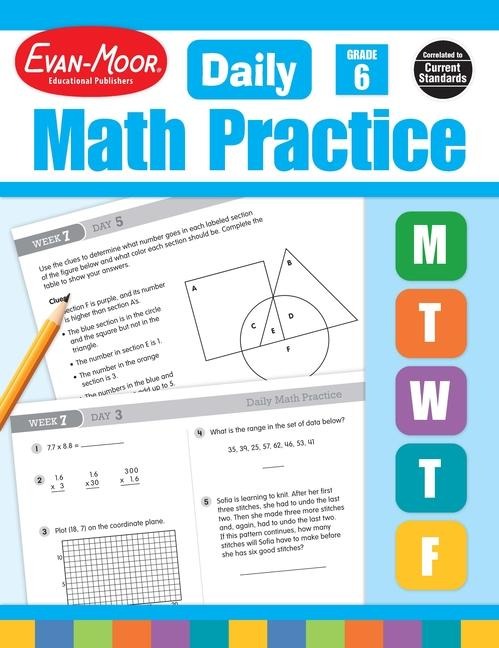 Daily  Math Practice, Grade 6 Te