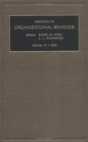 Research in Organizational Behavior