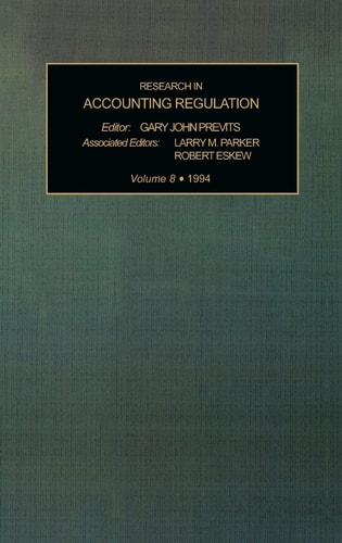 Research in Accounting Regulation