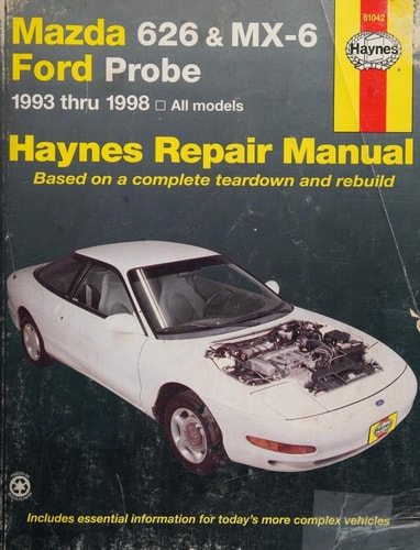 Mazda 626 & MX-6, Ford Probe (1993-1998) Automotive Repair Manual