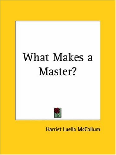 What Makes a Master?