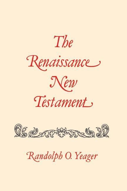 Renaissance New Testament: Matthew 1-8