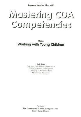 Mastering CDA Competencies Answer Key
