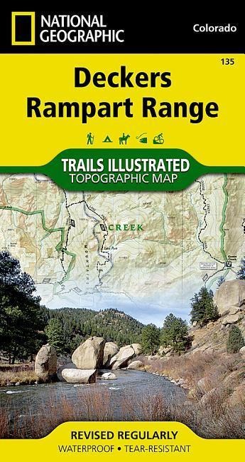 Deckers, Rampart Range Map