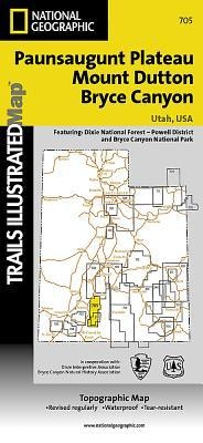 Mount Dutton, Aquarius Plateau Map