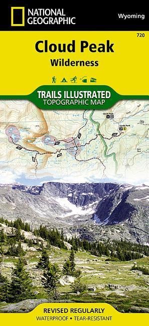 Cloud Peak Wilderness Map