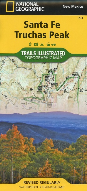 Santa Fe, Truchas Peak Map