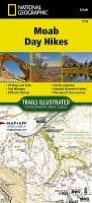 Moab Day Hikes Map