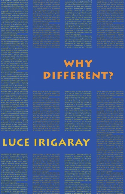 Why Different?: A Culture of Two Subjects