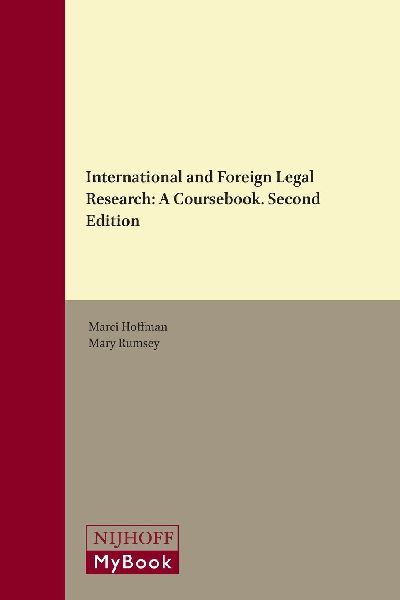 International and Foreign Legal Research: A Coursebook. Second Edition