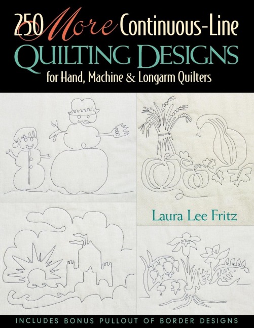 250 MORE Continuous-Line Quilting Design - Print on Demand Edition