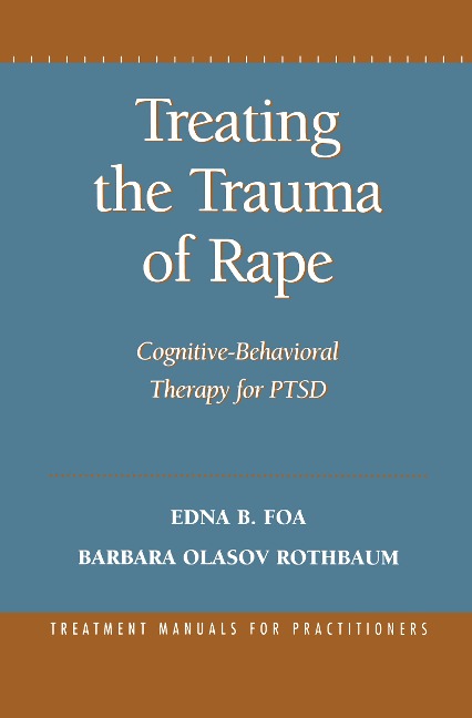 Treating the Trauma of Rape: Cognitive-Behavioral Therapy for Ptsd