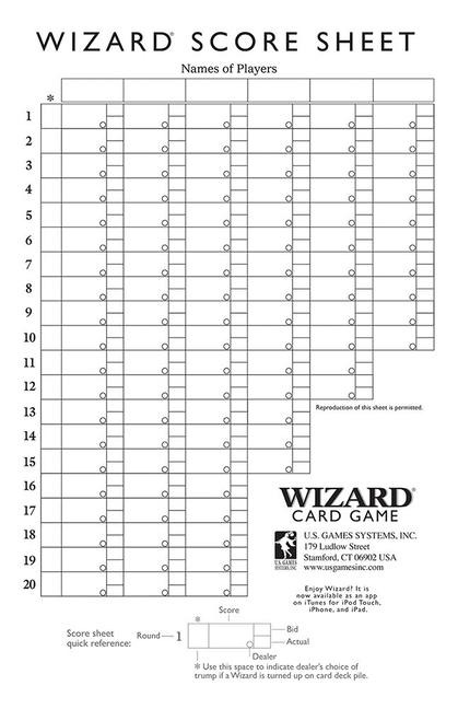 Wizard(r) Oversized Scorepads