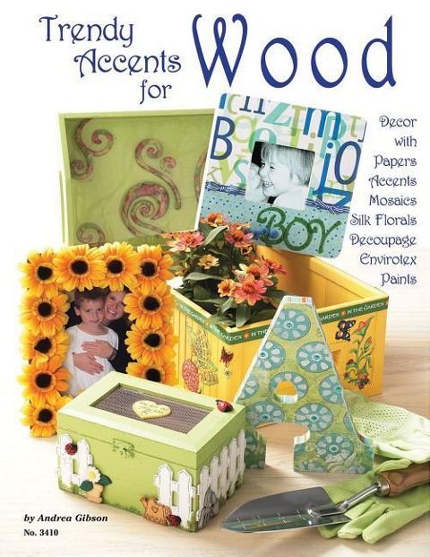 Trendy Accents for Wood: Decor with Paper Accents, Mosaics, Silk Florals, Decoupage, Einvirotex, Paints