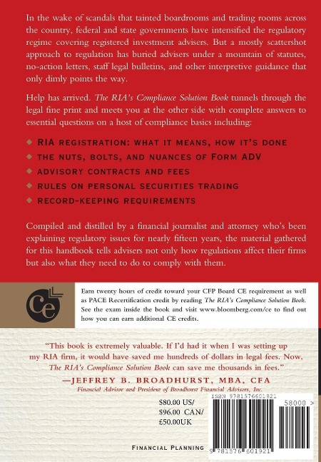 The Ria's Compliance Solution Book: Answers for the Critical Questions