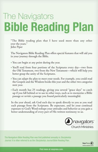 The Navigators Bible Reading Plan 25-Pack