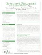 Effective Practices for Academic Leaders: Becoming a Department Chair: To Be or Not to Be