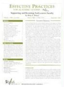 Effective Practices for Academic Leaders: Supporting and Retaining Early-Career Faculty